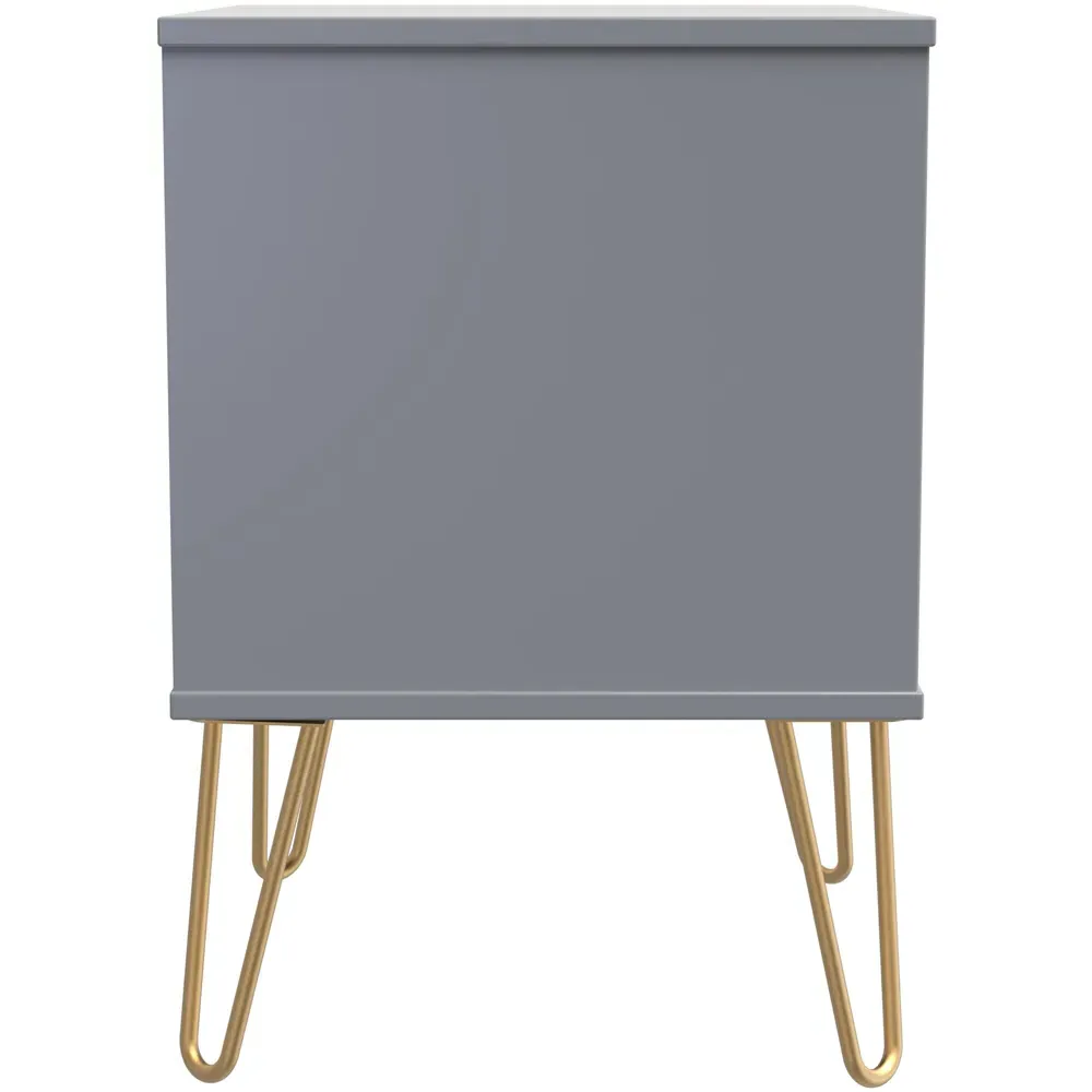 2 Drawer Bedside Table - Dusk Grey