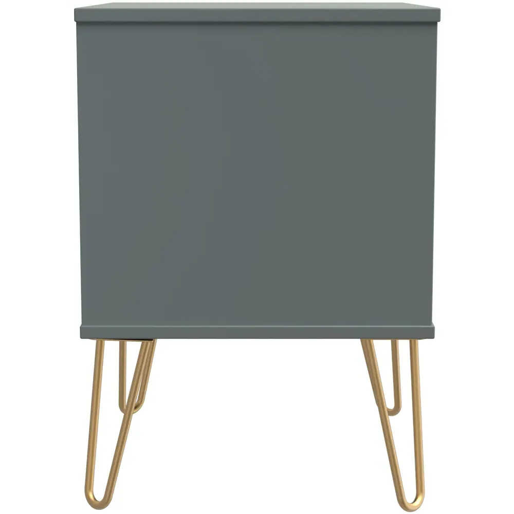2 Drawer Bedside Table - Reed Green