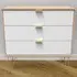 3 Drawer Wide Chest of Drawers - White