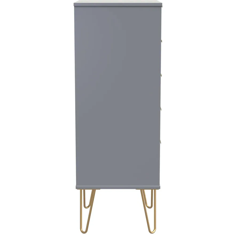 5 Drawer Chest of Drawers - Grey