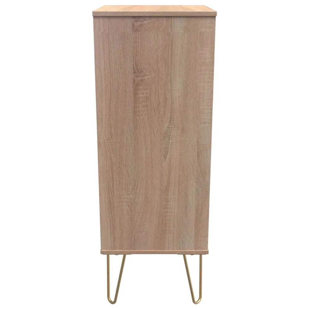 5 Drawer Chest of Drawers - White, Oak