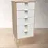 5 Drawer Chest of Drawers - White, Oak