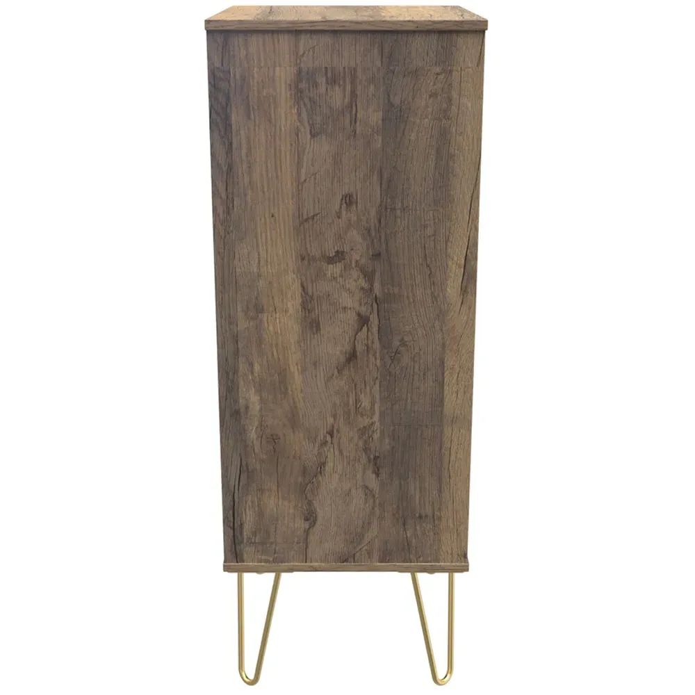 5 Drawer Chest of Drawers - White, Oak