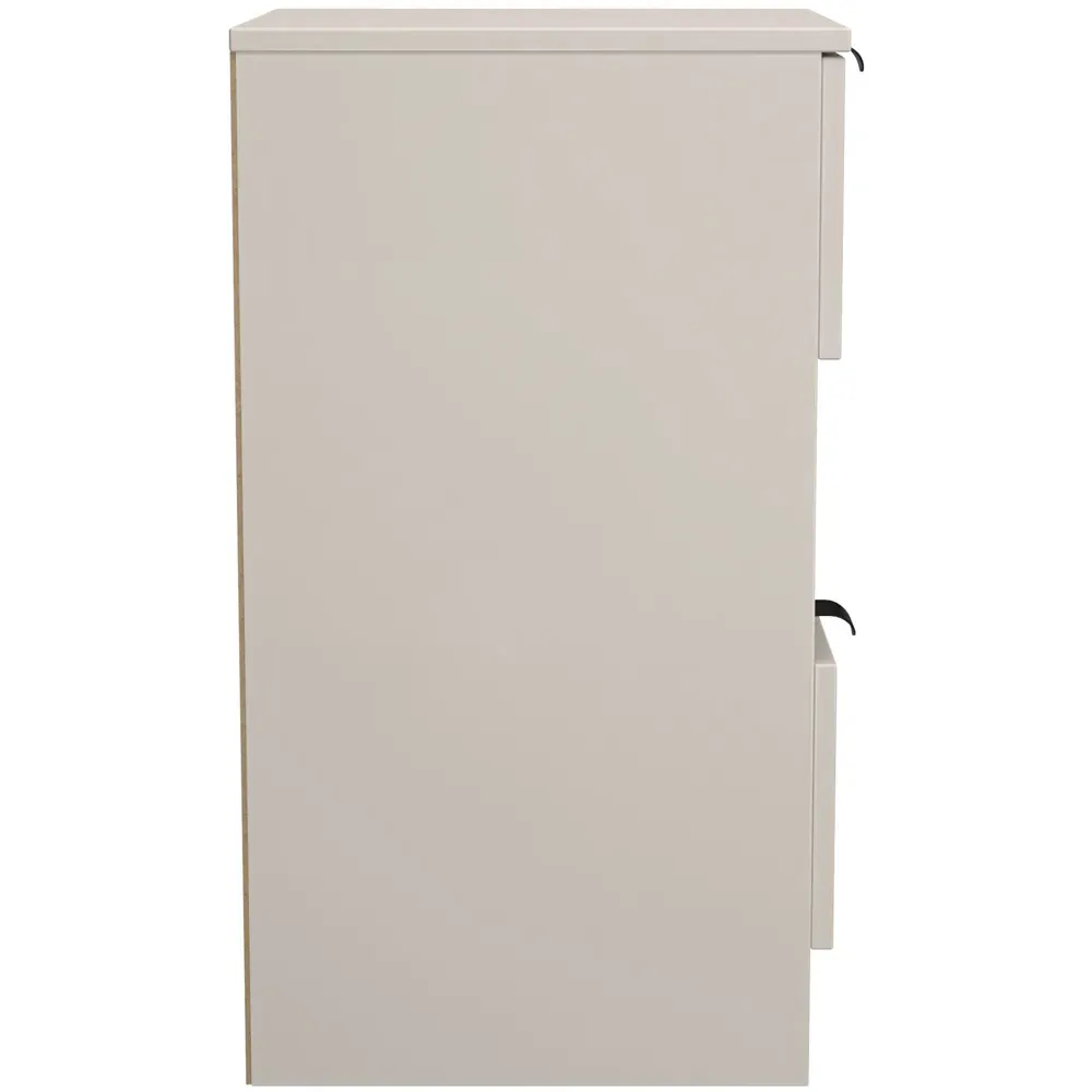 Bora 2 Drawer Bedside Cabinet with Shelf - Cream