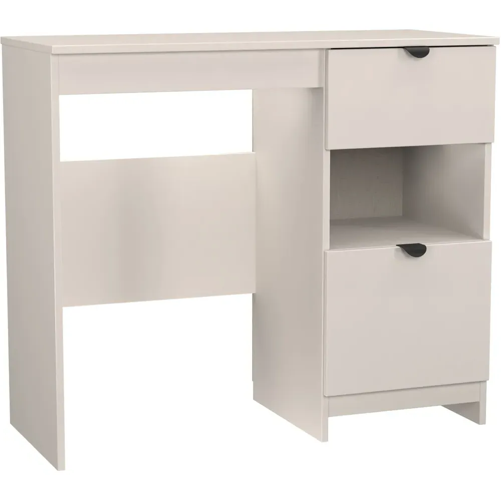 Bora 2 Drawer Single Shelf Vanity - Cream