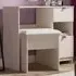 Bora 2 Drawer Single Shelf Vanity - Cream