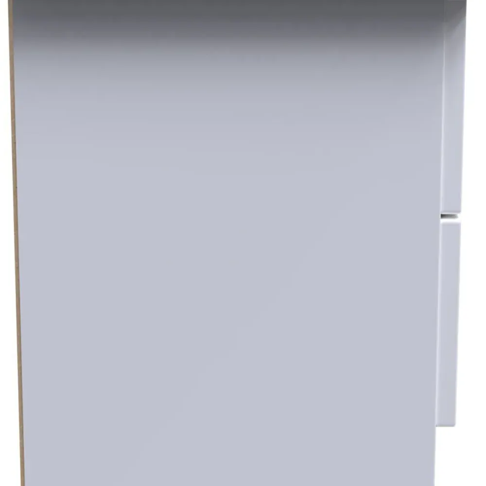 Camden 2 Drawer Bedside Table - White