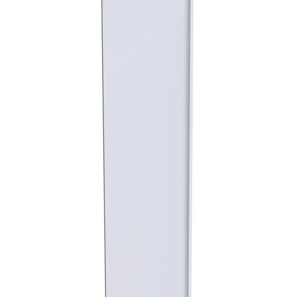 Camden 3 Door Mirrored Wardrobe with Storage - White