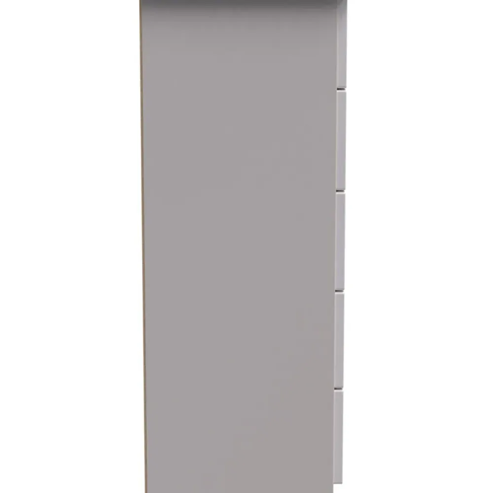 Camden 5 Drawer Bedside Storage Cabinet - Cream