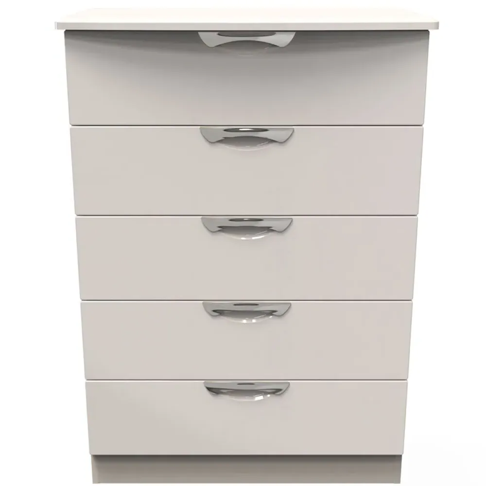 Camden 5 Drawer Chest of Drawers - Kashmir Gloss