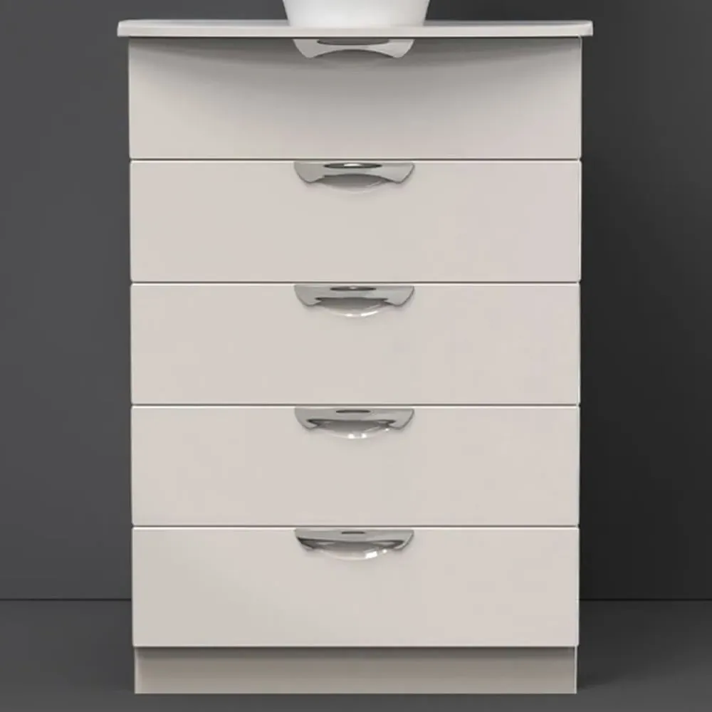 Camden 5 Drawer Chest of Drawers - Kashmir Gloss