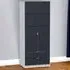 Cube 2 Door 2 Drawer Wardrobe - Blue