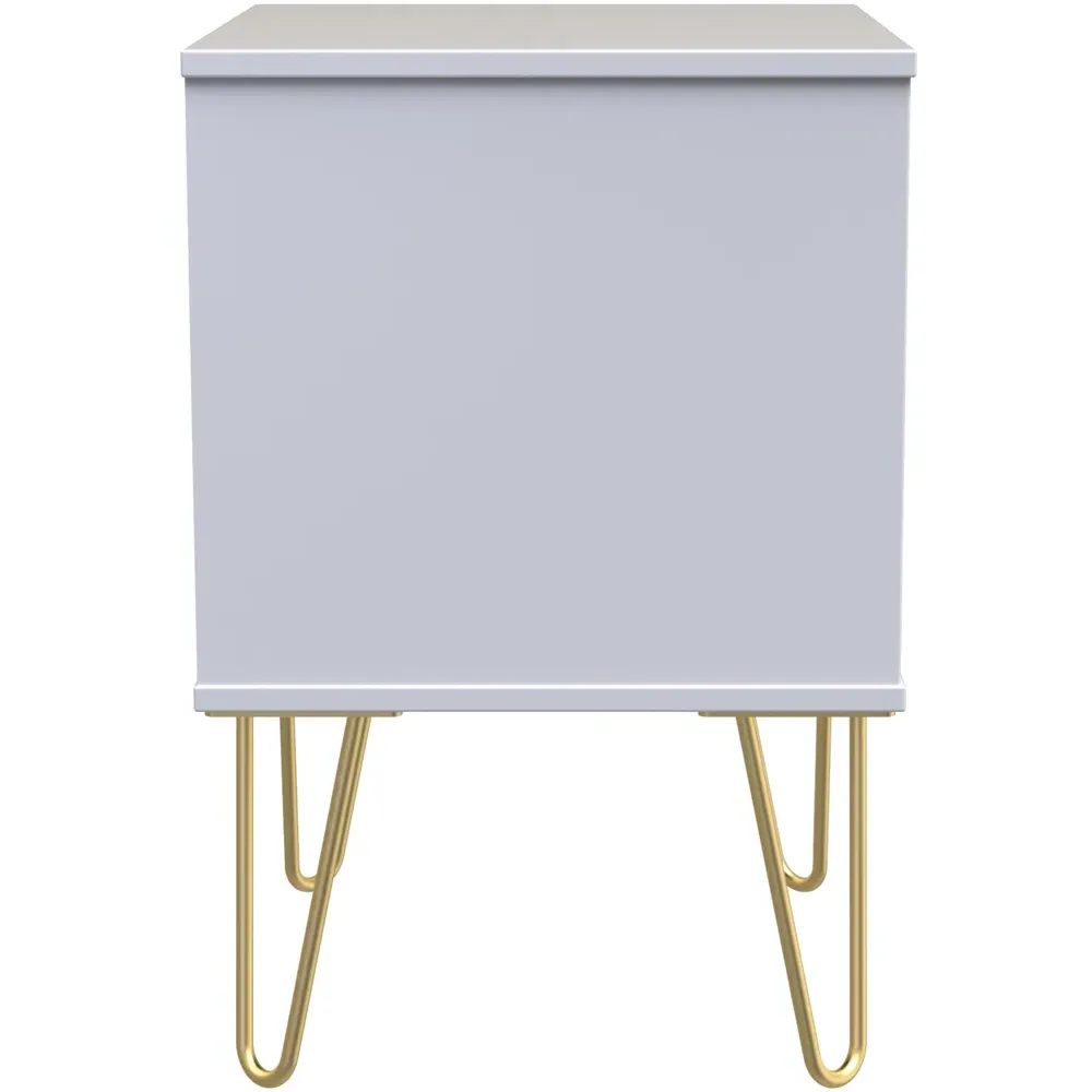 Cube 2 Drawer Bedside Table - Indigo