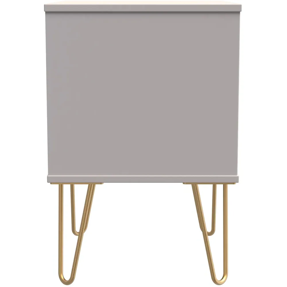 Cube 2 Drawer Bedside Table - Kashmir