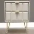 Cube 2 Drawer Bedside Table - Kashmir
