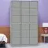Cube 3 Door Wardrobe - Grey