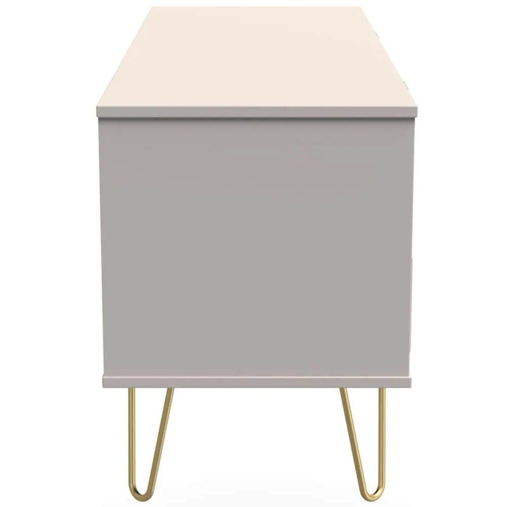 Cube 4 Drawer Chest of Drawers - Cream