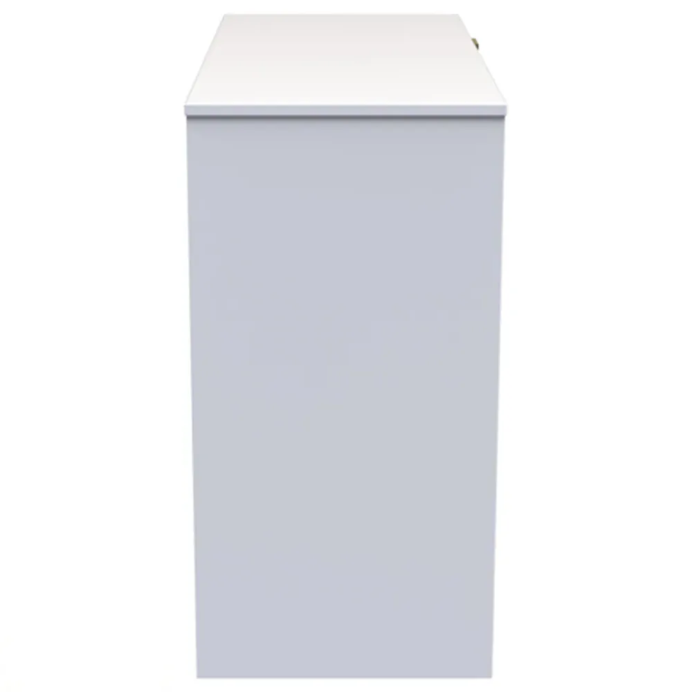 Cube 4 Drawer Dressing Table - Blue