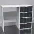 Cube 4 Drawer Dressing Table - Blue