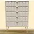Cube 5 Drawer Chest of Drawers - Cream