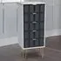 Cube 5 Drawer Narrow Chest of Drawers - Blue