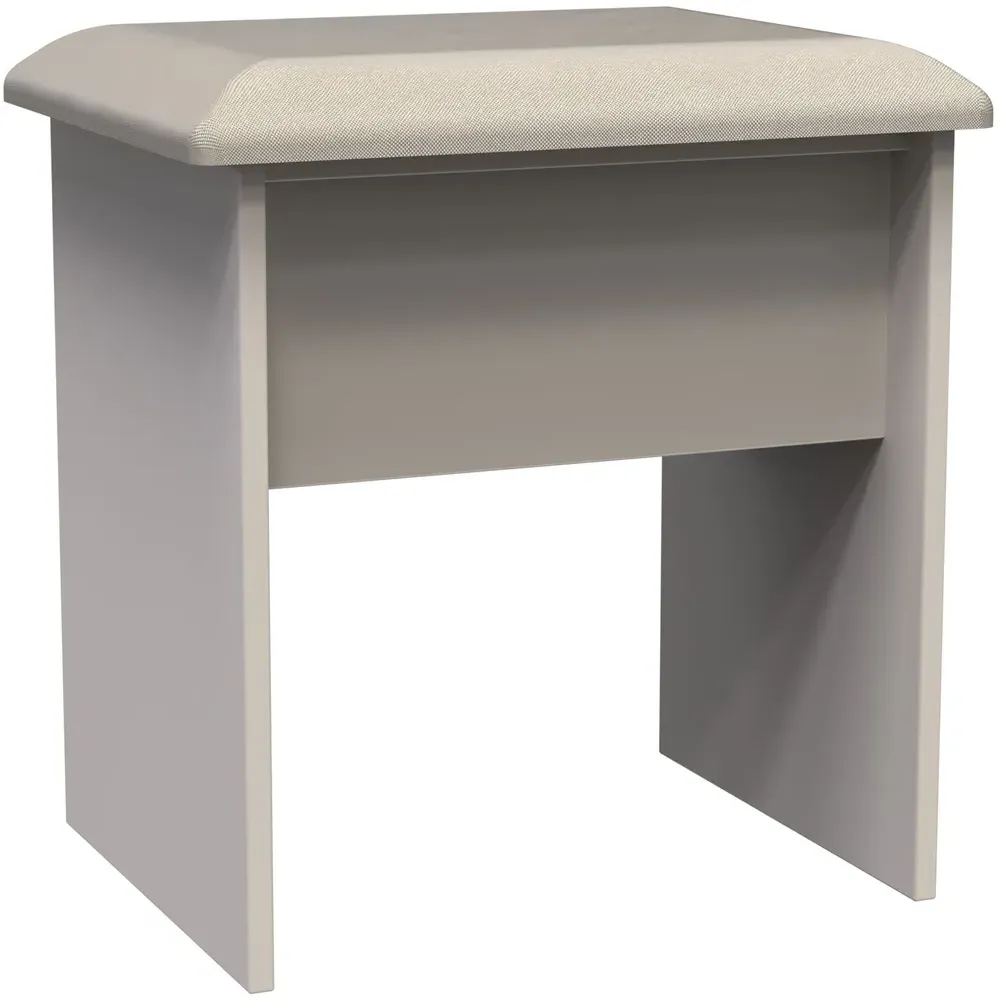Cube Dressing Table Stool - Cream