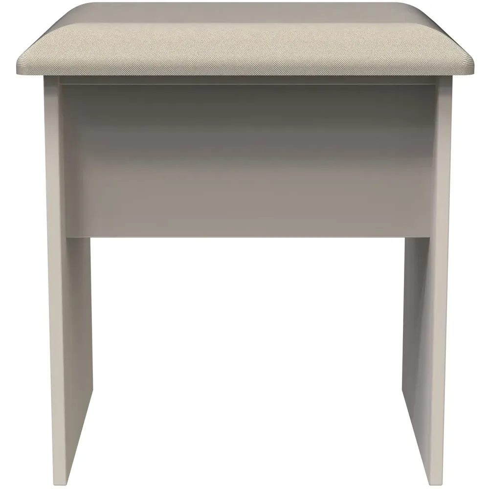 Cube Dressing Table Stool - Cream