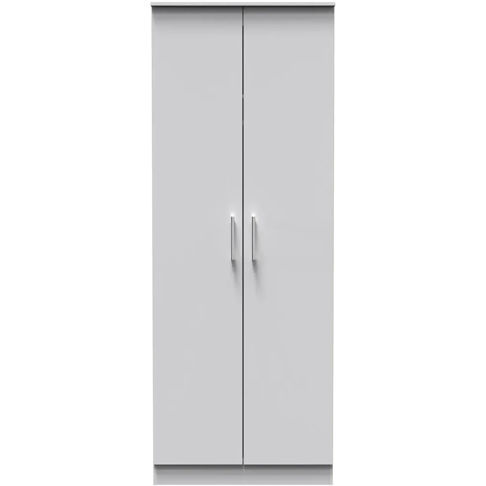 Devon 2 Door Wardrobe - Grey