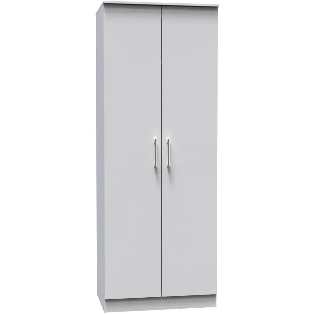 Devon 2 Door Wardrobe - Grey