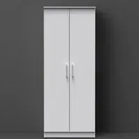 Devon 2 Door Wardrobe - Grey