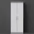 Devon 2 Door Wardrobe - Grey