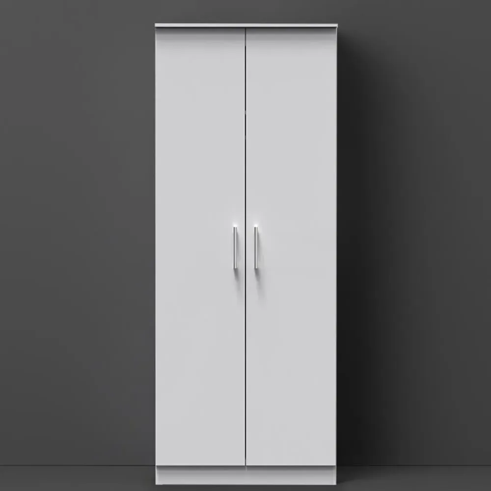 Devon 2 Door Wardrobe - Grey image