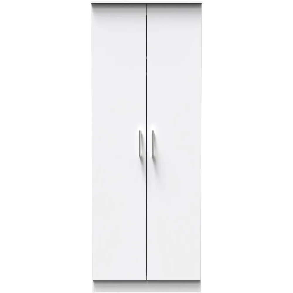 Devon 2 Door Wardrobe - White