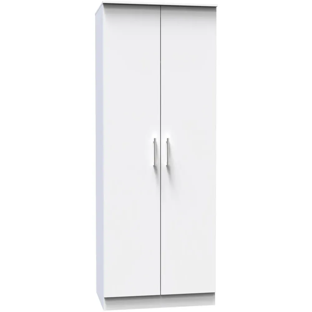 Devon 2 Door Wardrobe - White