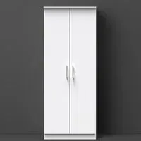 Devon 2 Door Wardrobe - White