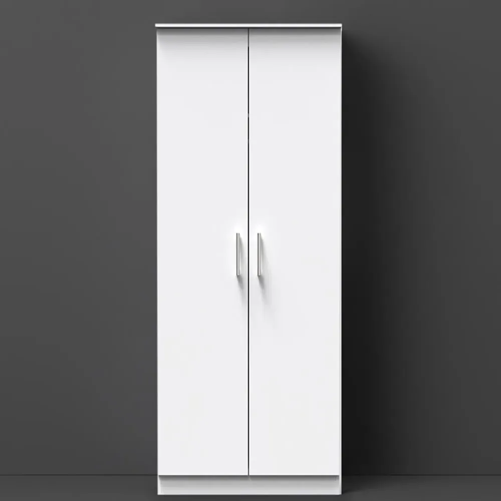 Devon 2 Door Wardrobe - White