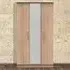 Devon 3 Door Wardrobe with Mirror - Brown, Oak