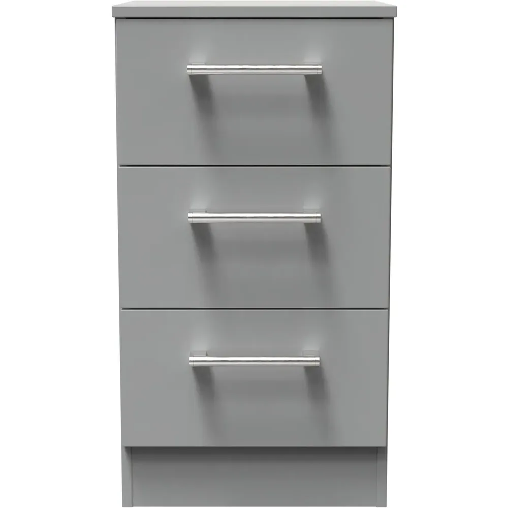 Devon 3 Piece Bedroom Furniture Set - Dusk Grey