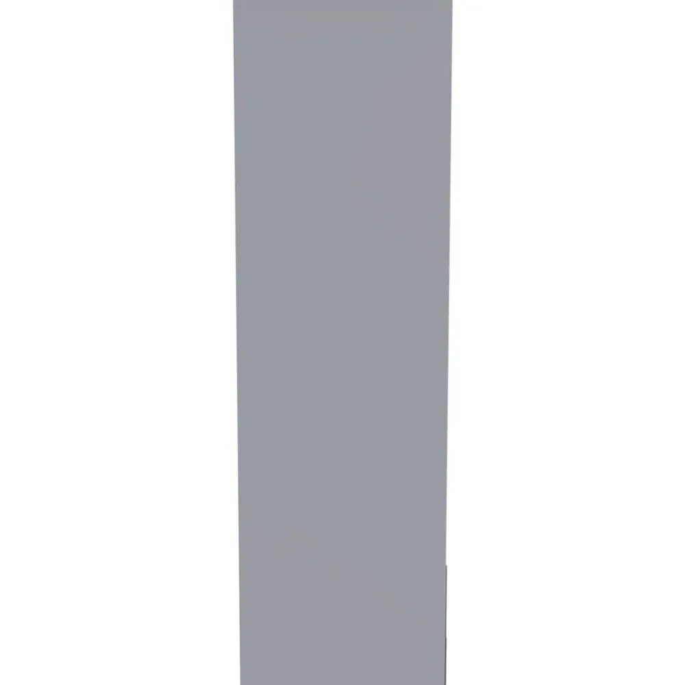 Diamond 2 Door 2 Drawer Tall Double Wardrobe - Matt Shadow Grey