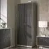 Diamond 2 Door 2 Drawer Tall Double Wardrobe - Matt Shadow Grey