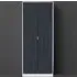 Diamond 2 Door Tall Double Wardrobe - Indigo