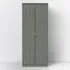 Diamond 2 Door Tall Double Wardrobe - Reed Green