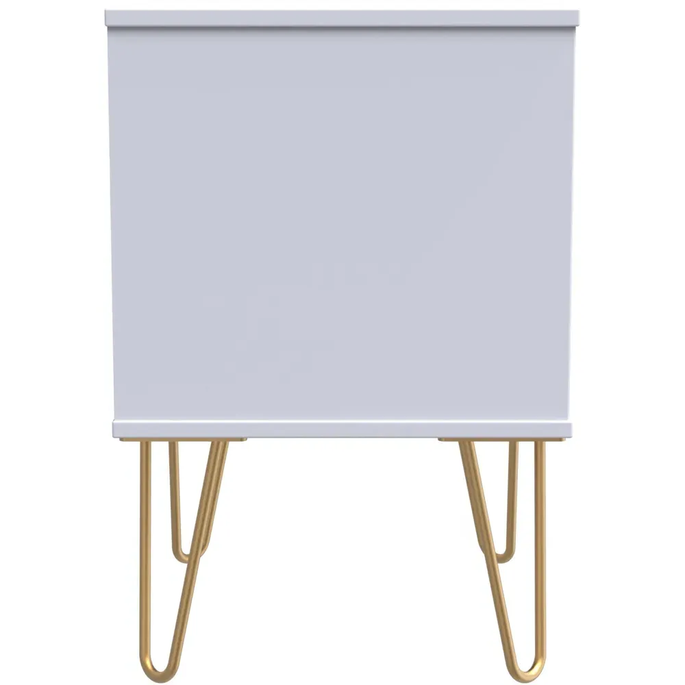 Diamond 2 Drawer Bedside Table - Multi