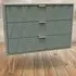 Diamond 3 Drawer Chest of Drawers - Green