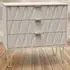 Diamond 3 Drawer Chest of Drawers - Kashmir