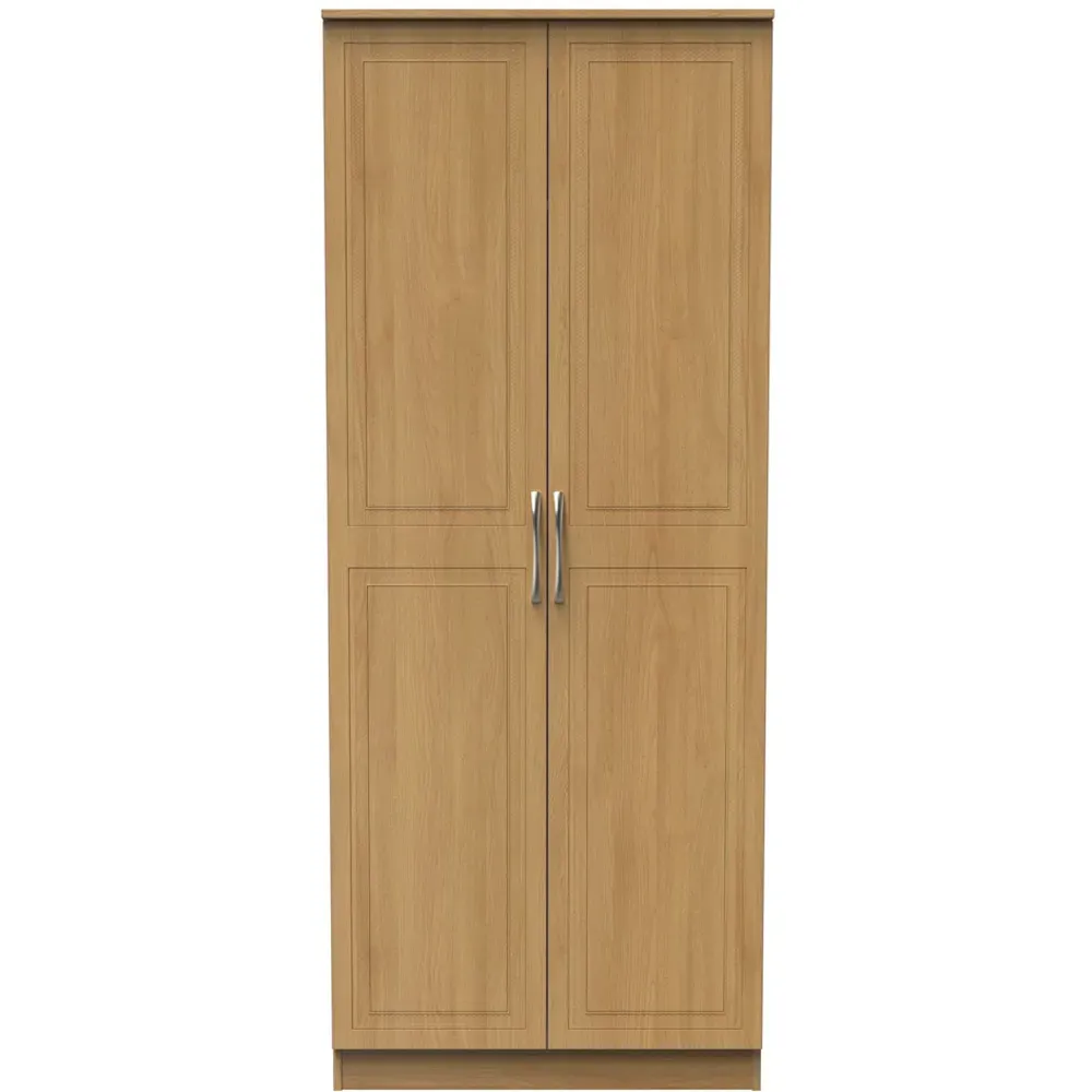 Dorset 2 Door Wardrobe - Oak