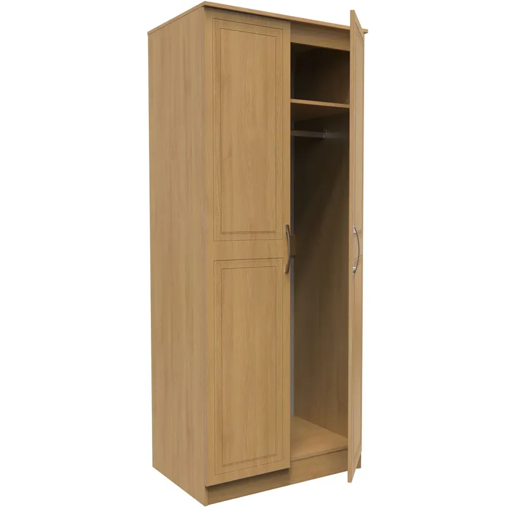 Dorset 2 Door Wardrobe - Oak