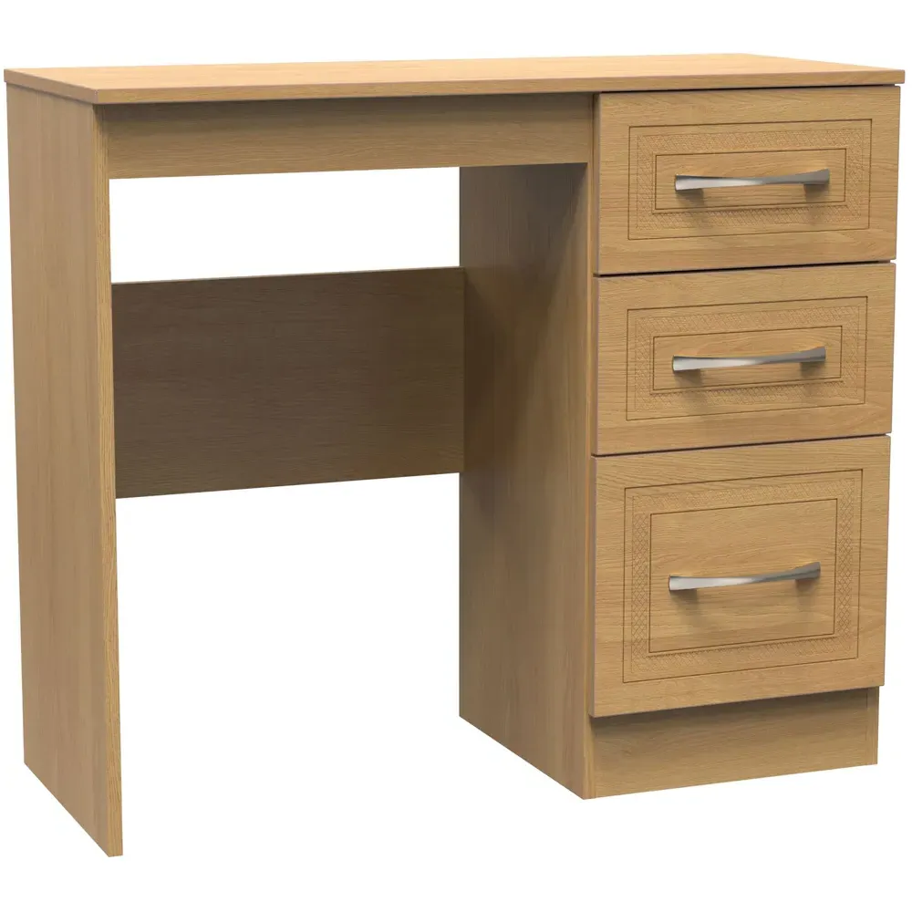 Dorset 3 Drawer Dressing Table - Oak