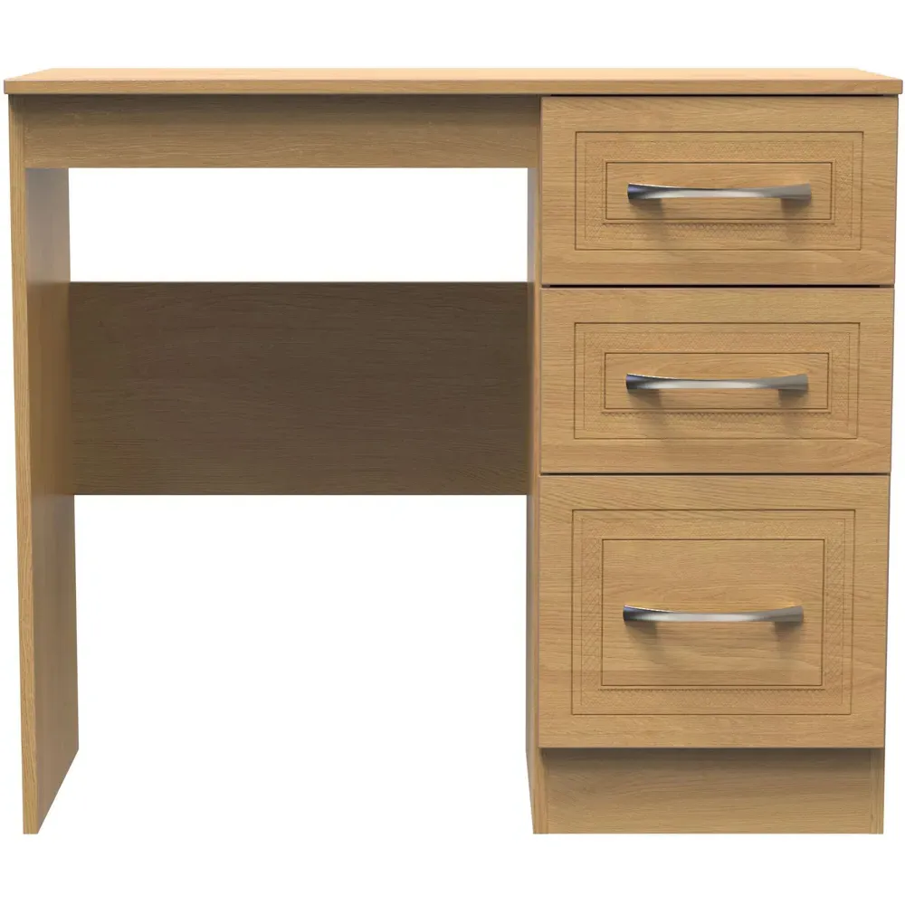 Dorset 3 Drawer Dressing Table - Oak