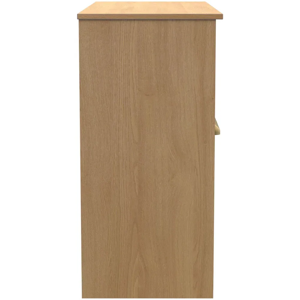 Dorset 3 Drawer Dressing Table Set - Oak